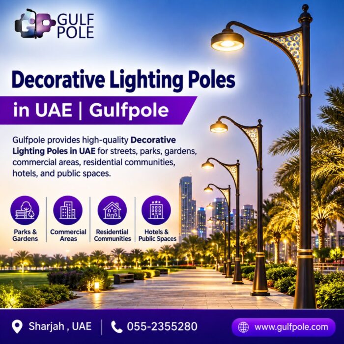 Decorative Lighting Poles in UAE | Gulfpole