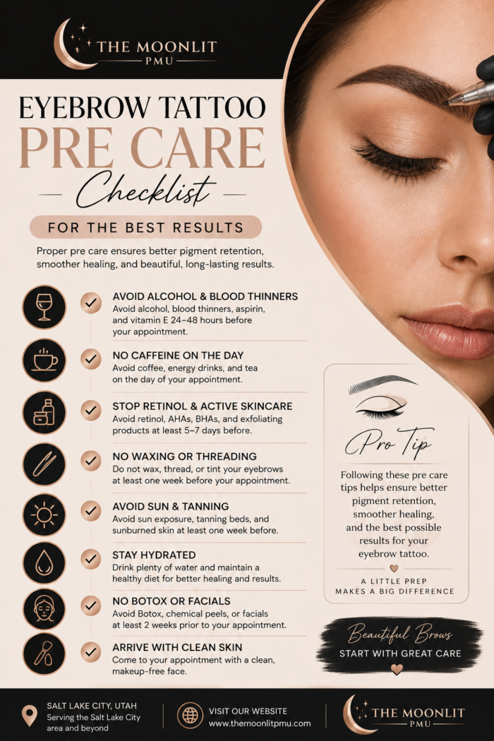 Eyebrow Tattoo Pre Care Tips for Flawless Healing