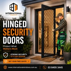 Hinged Security Doors Strong Security, Stylish Design