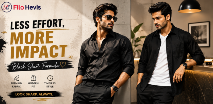 Less Effort, More Impact – Black Shirt Formula