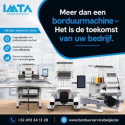 Meer dan een borduurmachine-Het is de toekomst van uw bedrijf