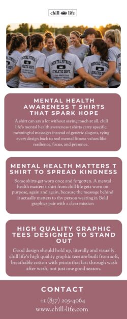 Mental Health Awareness T Shirts That Spark Hope
