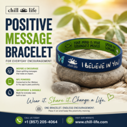 Positive Message Bracelet for Everyday Encouragement