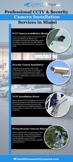 Professional CCTV & Security Camera Installation Services in Miami