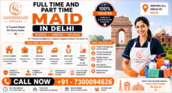 Easy Way to Find Full Time and Part Time Maid In Delhi