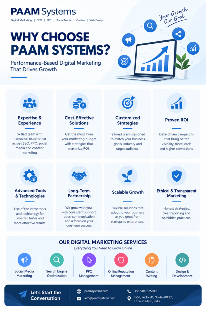 Performance Based Digital Marketing Agency | PAAM Systems