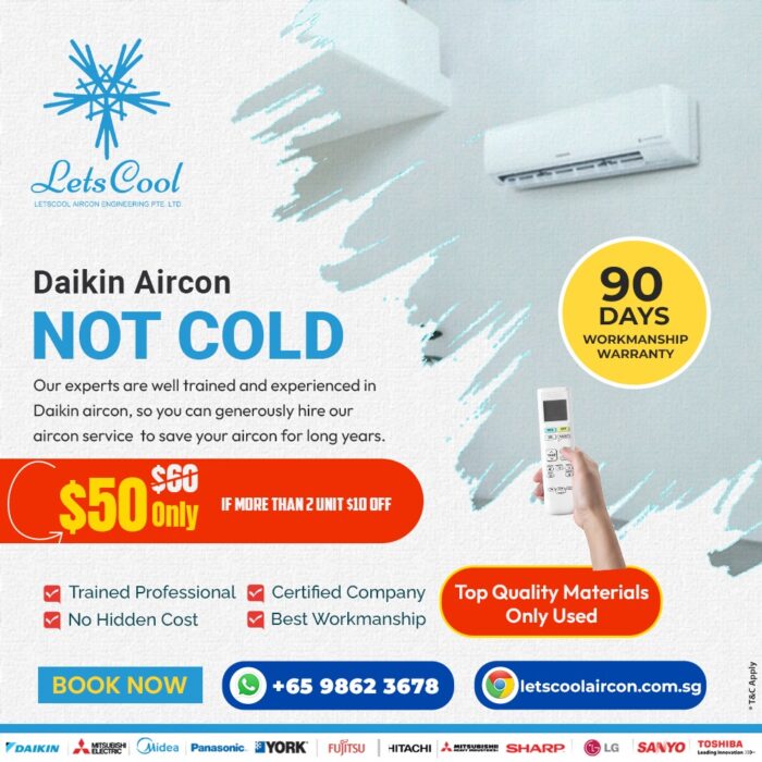 Daikin Aircon not cold