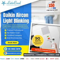 Daikin Aircon Light blinking