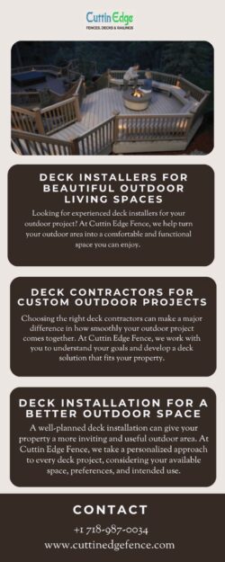 Deck Installers for Beautiful Outdoor Living Spaces