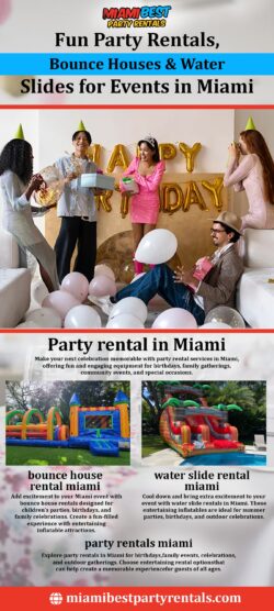 Fun Party Rentals, Bounce Houses & Water Slides for Events in Miami