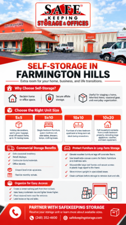 Make More Room with Convenient Self-Storage in Farmington Hills