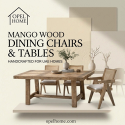 Mango Wood Dining Chairs Handcrafted for UAE Homes