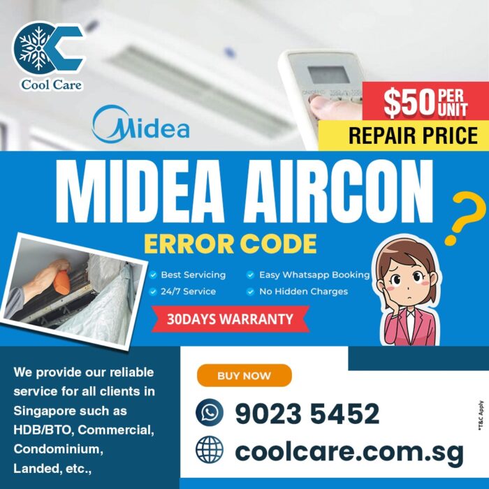 Midea Aircon Error code