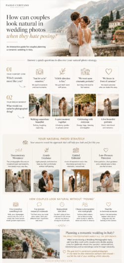 Natural Wedding Photography: Italy Destination Guide