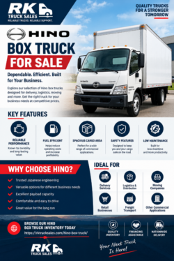 Hino Box Truck for Sale | Reliable Commercial Truck Options