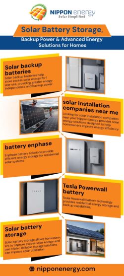 Solar Battery Storage, Backup Power & Advanced Energy Solutions for Homes