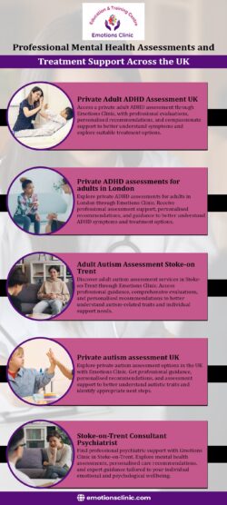Professional Mental Health Assessments and Treatment Support Across the UK