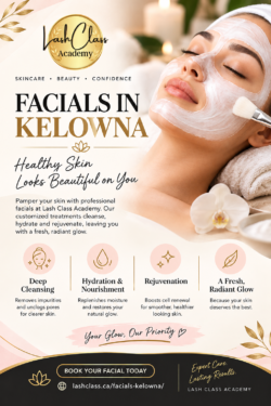 Facial Kelowna | Professional Skincare at Lash Class