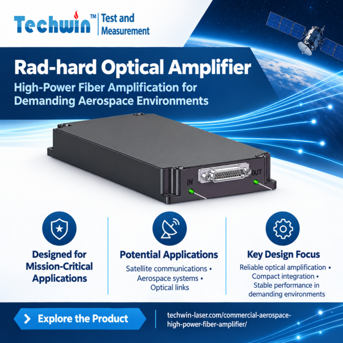 Rad-Hard Optical Amplifier for Reliable Aerospace and Satellite Communication